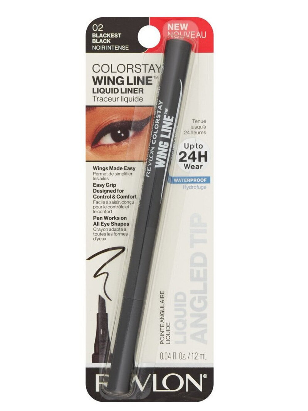 Revlon ColorStay Wing Line Liquid Liner - 02 Blackest Black